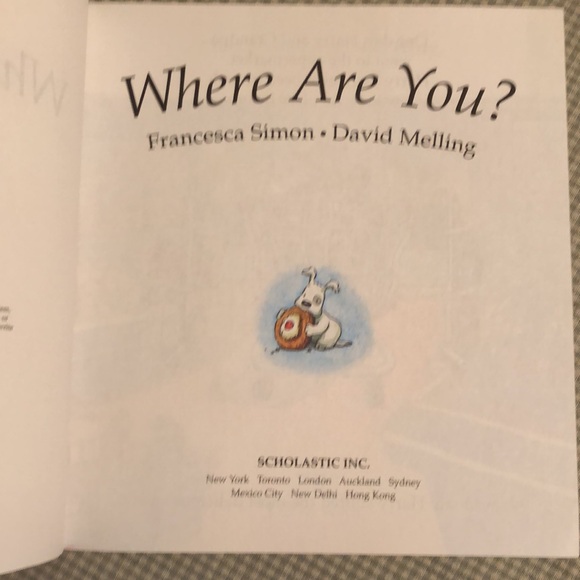 NWOT - WHERE ARE YOU - FRANCESCA SIMON•DAVID MELLING Shopping with Grandpa- #290 - Picture 4 of 15